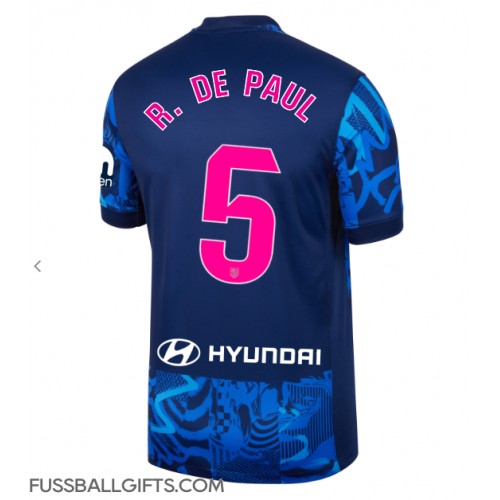 Atletico Madrid Rodrigo De Paul #5 Fußballbekleidung 3rd trikot 2024-25 Kurzarm